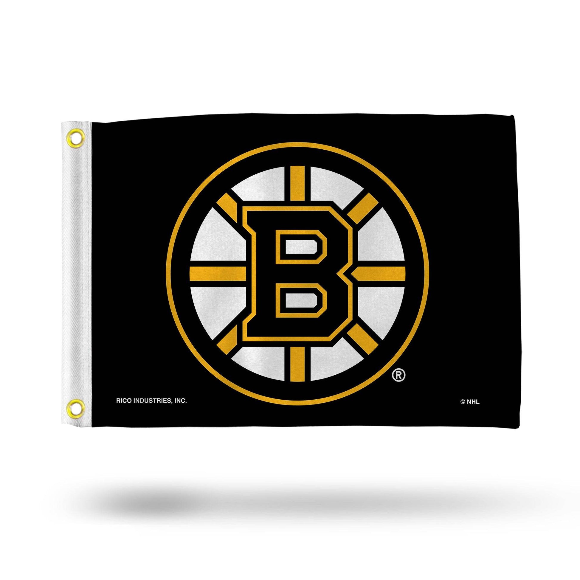 Boston Bruins Flag 12x17 Striped Utility Polyester Durable - ToylandEU