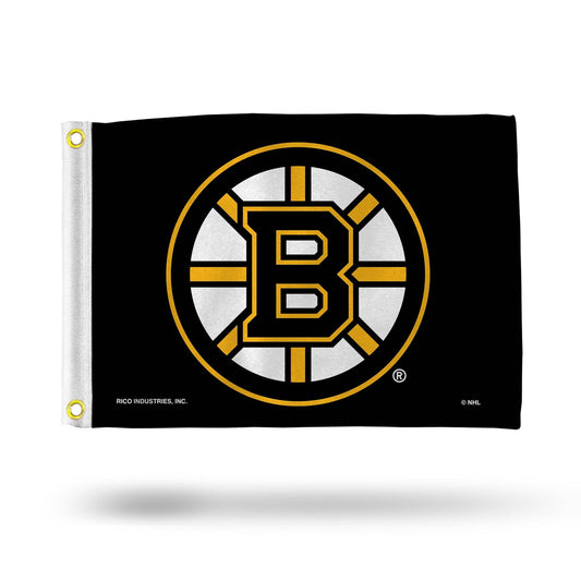 Boston Bruins Flag 12x17 Striped Utility Polyester Durable - ToylandEU