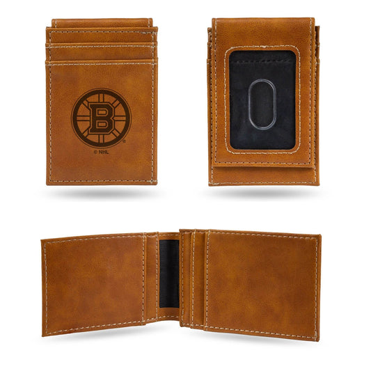 Boston Bruins Front Pocket Laser Engraved Wallet Edition - ToylandEU