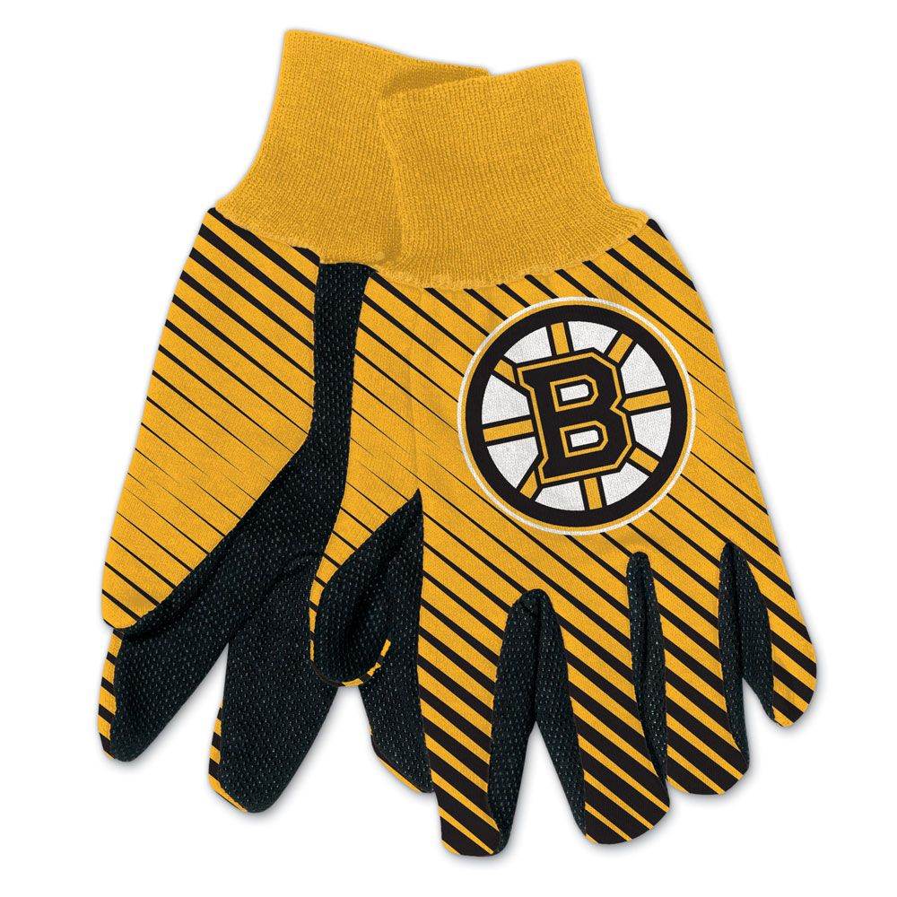Boston Bruins Gloves Two Tone Style Adult Size - ToylandEU