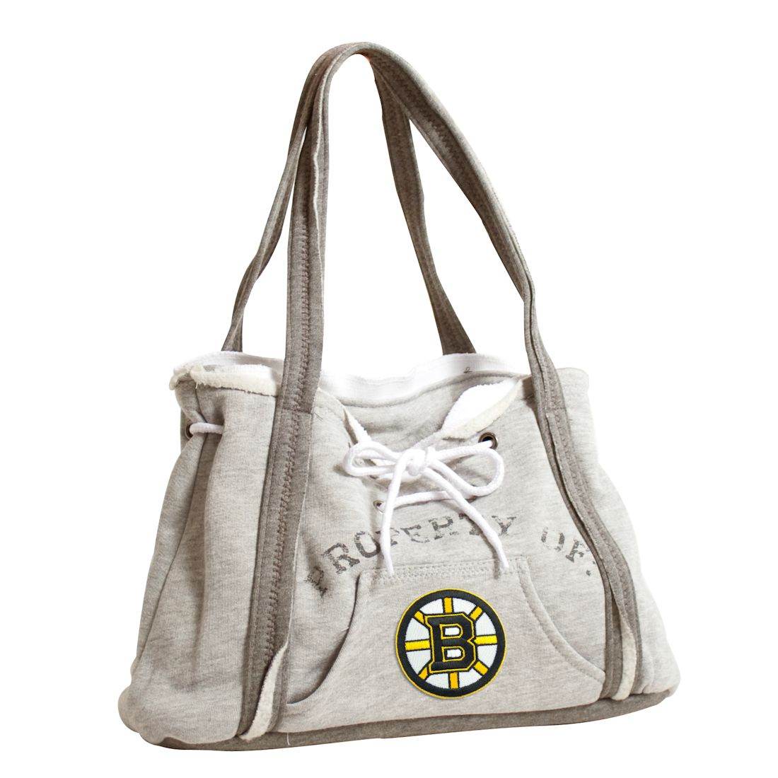 Boston Bruins Hoodie Purse With Lacing Kangaroo Pocket - ToylandEU