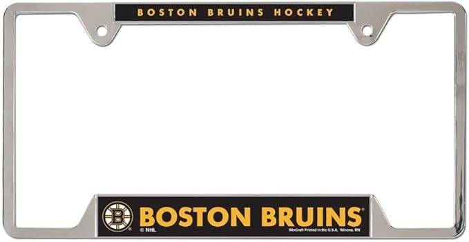 Boston Bruins Metal License Plate Frame Car Accessory - ToylandEU