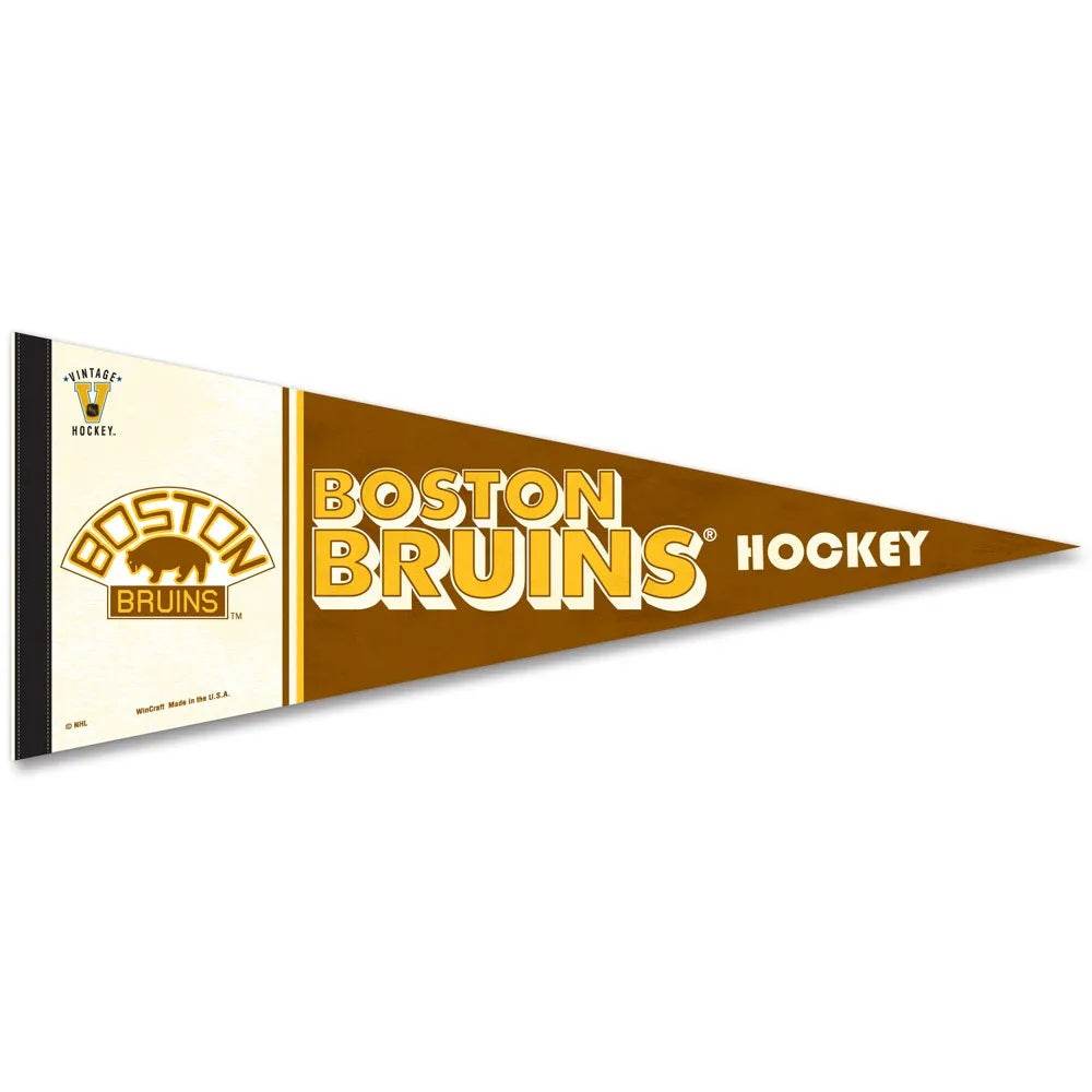 Boston Bruins Pennant 12x30 Premium Style Vintage Design - ToylandEU