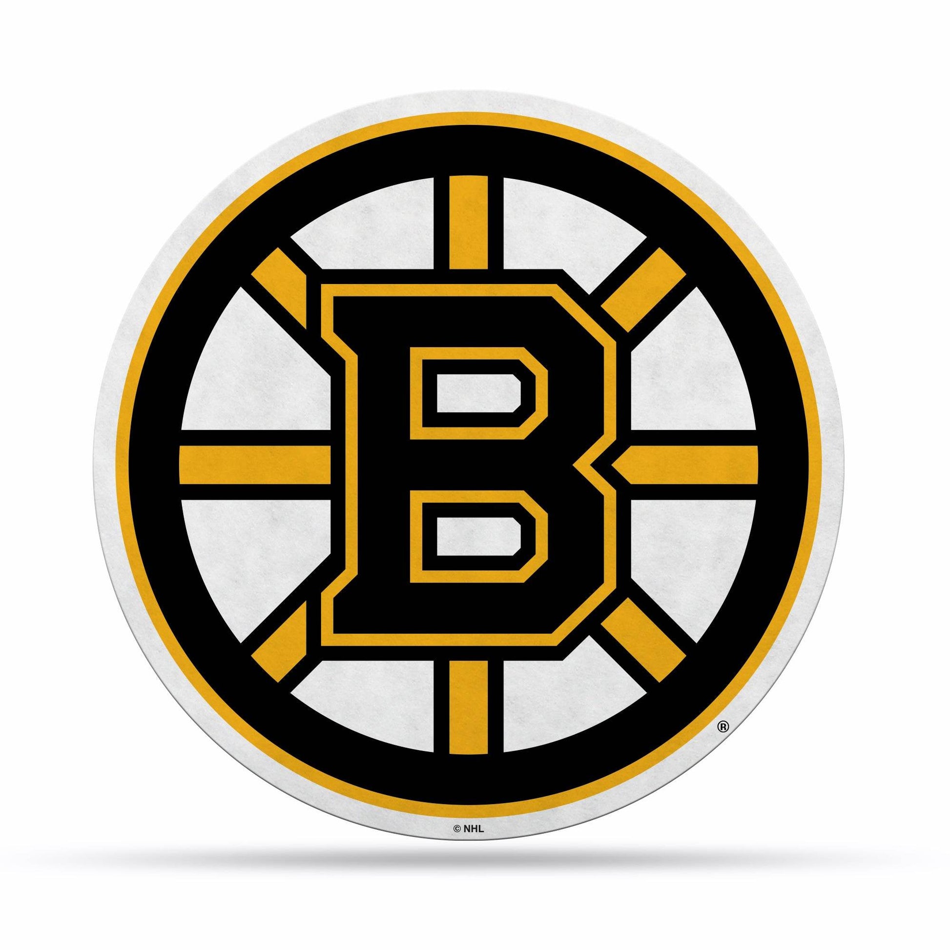 Boston Bruins Pennant Logo Design Felt Decor Rico Industries - ToylandEU