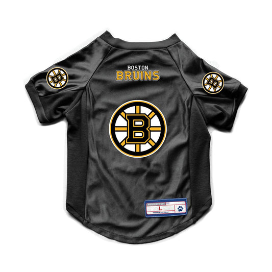 Boston Bruins Pet Jersey Stretch Size Big Dog Dazzle Fabric - ToylandEU