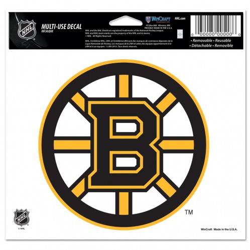 Boston Bruins Ultra Color Decal 5x6 Cling Official - ToylandEU