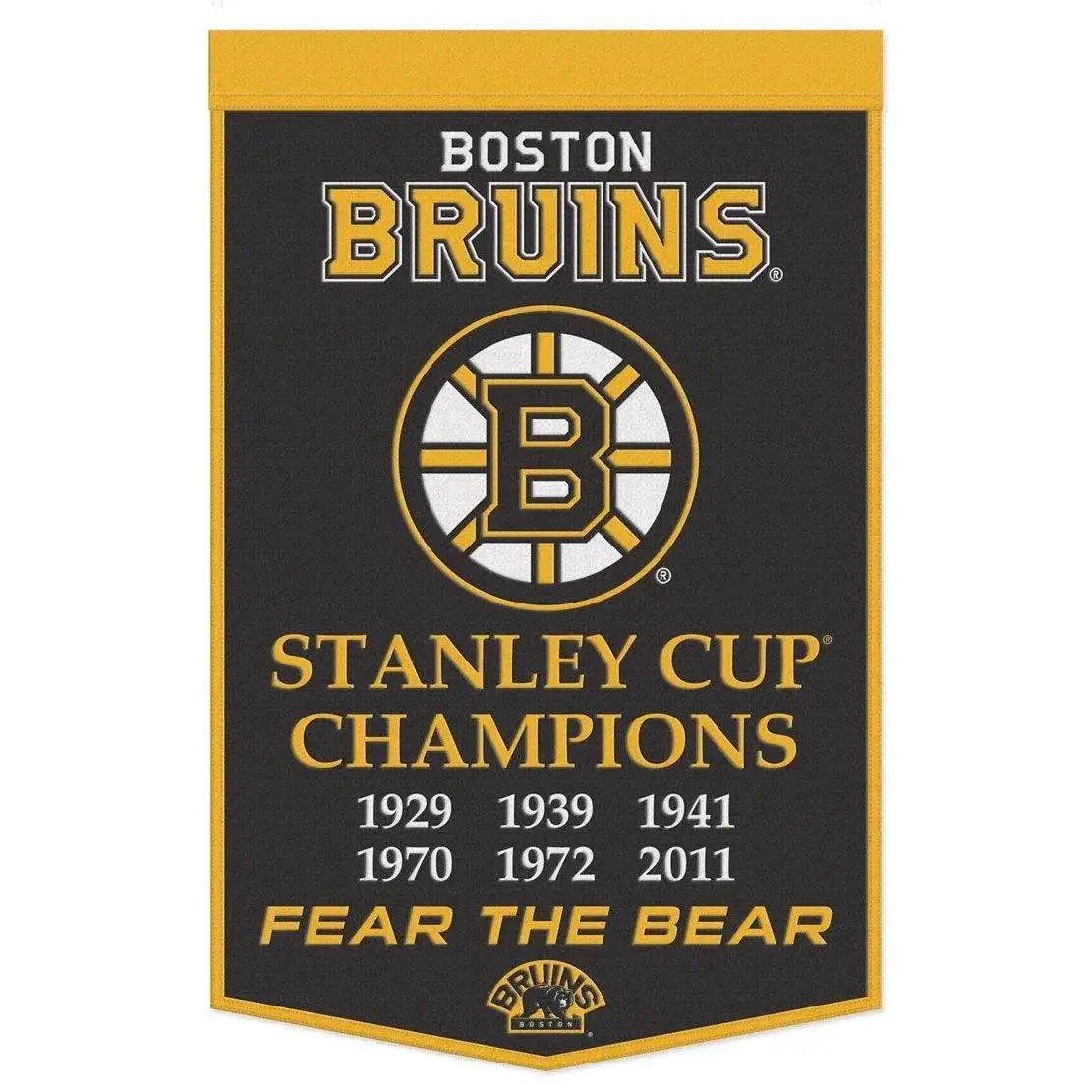  Boston Bruins Wool Banner 24x38 Dynasty Champ Design -  ToylandEU™