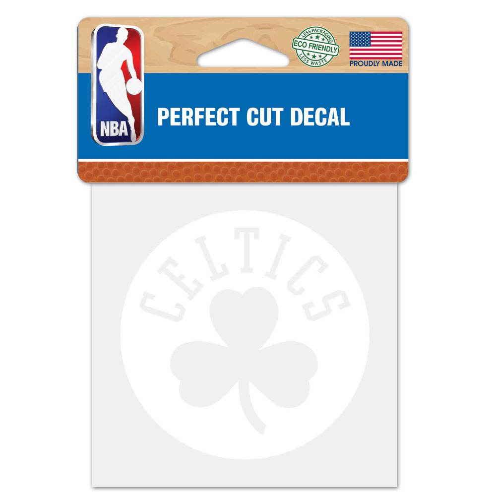 Boston Celtics 4x4 White Vinyl Decal Outdoor Perfect Cut - ToylandEU