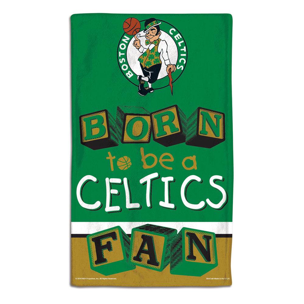 Boston Celtics Baby Burp Cloth 10x17 Special Order - ToylandEU