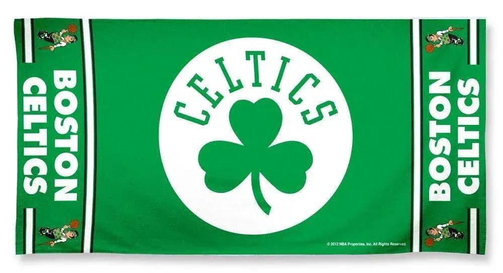  Boston Celtics Beach Towel 30x60 Cotton Velour Front -  ToylandEU™