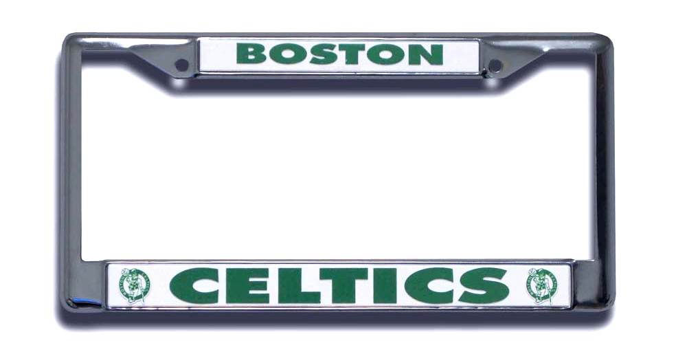 Boston Celtics Chrome License Plate Frame Premium Quality - ToylandEU