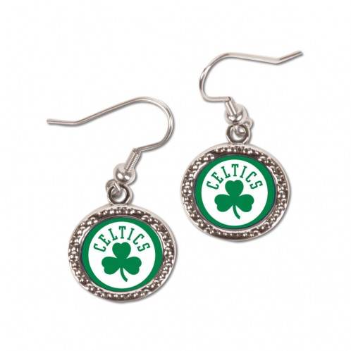 Boston Celtics Earrings Round Style Special Order Licensed - ToylandEU
