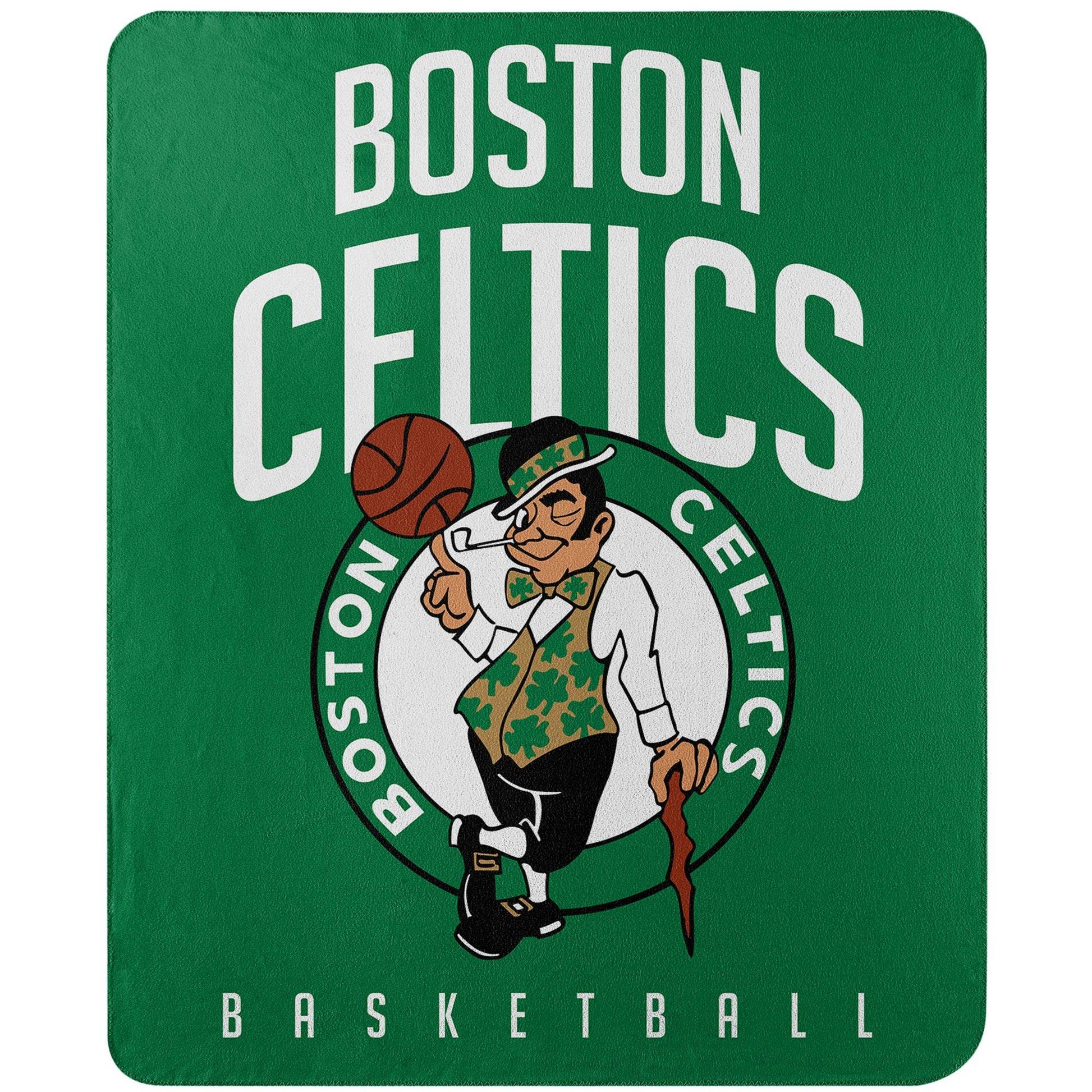 Boston Celtics Fleece Blanket 50x60 Lay Up Design Logo - ToylandEU