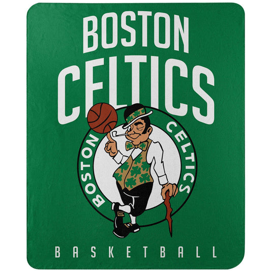 Boston Celtics Fleece Blanket 50x60 Lay Up Design Logo - ToylandEU
