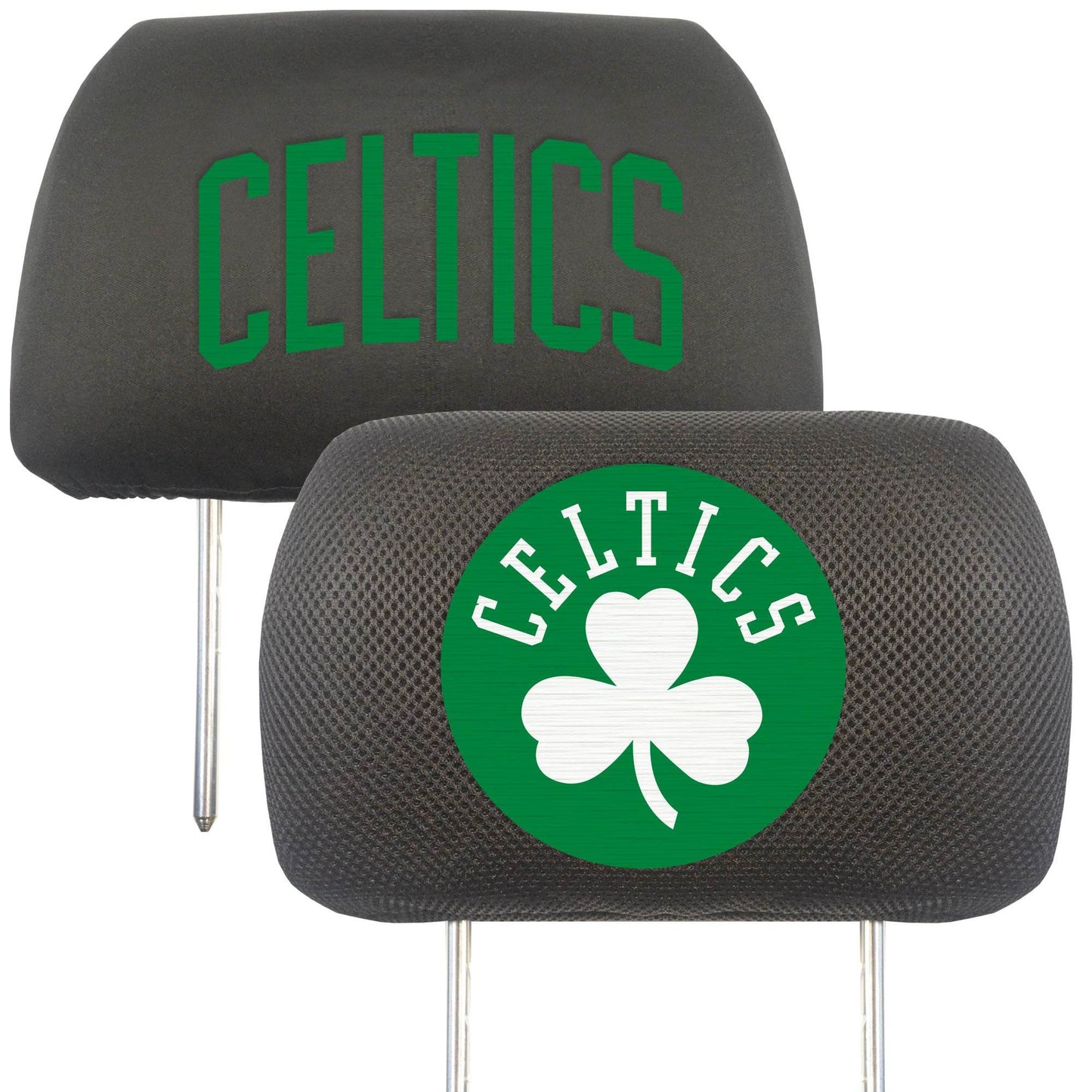 Boston Celtics Headrest Covers By FanMats Embroidered Logo - ToylandEU