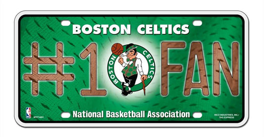 Boston Celtics License Plate #1 Fan - Special Order - ToylandEU