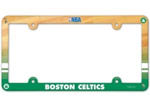 Boston Celtics License Plate Frame Plastic Full Color Style - ToylandEU