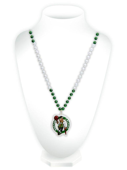 Boston Celtics Mardi Gras Beads Medallion Special Order - ToylandEU