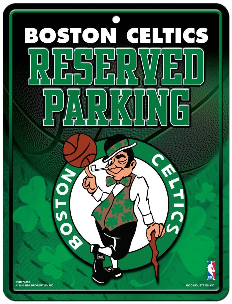 Boston Celtics Metal Parking Sign Special Order Limited - ToylandEU