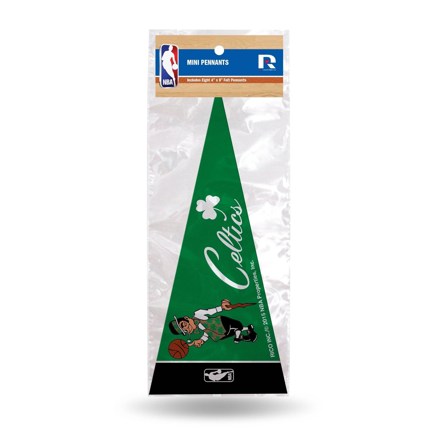 Boston Celtics Mini Pennants 8 Piece Set Felt Party Decor - ToylandEU