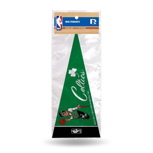 Boston Celtics Mini Pennants 8 Piece Set Felt Party Decor - ToylandEU