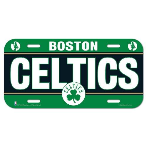 Boston Celtics Official Plastic License Plate 6x12 USA - ToylandEU