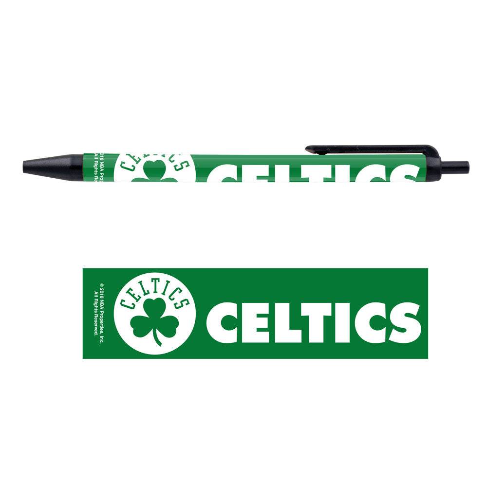 Boston Celtics Pens Five Pack Black Ink For Office Use - ToylandEU