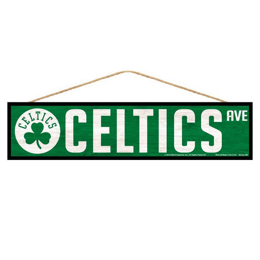 Boston Celtics Sign 4x17 Wood Avenue Design Special Order - ToylandEU