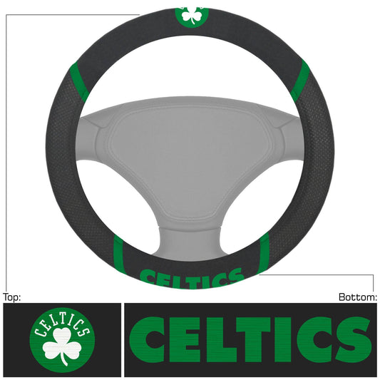 Boston Celtics Steering Wheel Cover Mesh and Stitched - ToylandEU