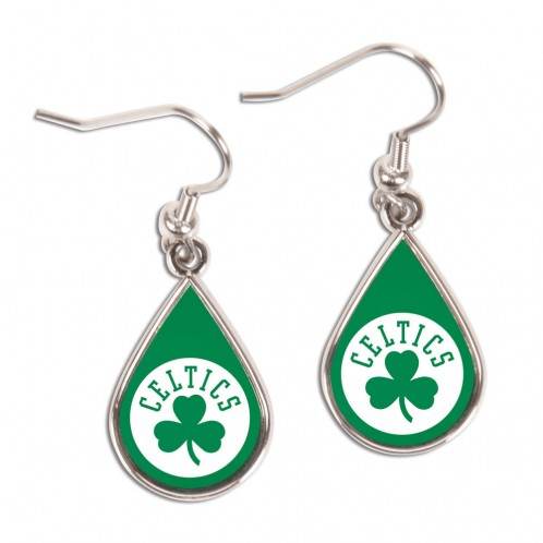 Boston Celtics Tear Drop Style Earrings Officially Licensed - ToylandEU