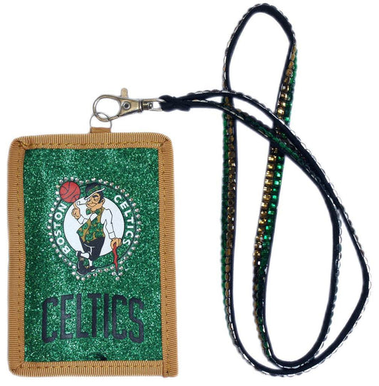 Boston Celtics Wallet Beaded Lanyard Style - ToylandEU