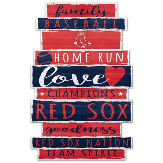  Boston Red Sox 11x17 Wood Sign Family Word Plaque Keepsake -  ToylandEU™