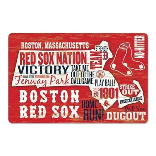  Boston Red Sox 11x17 Wood Wordage Sign With Established Date -  ToylandEU™