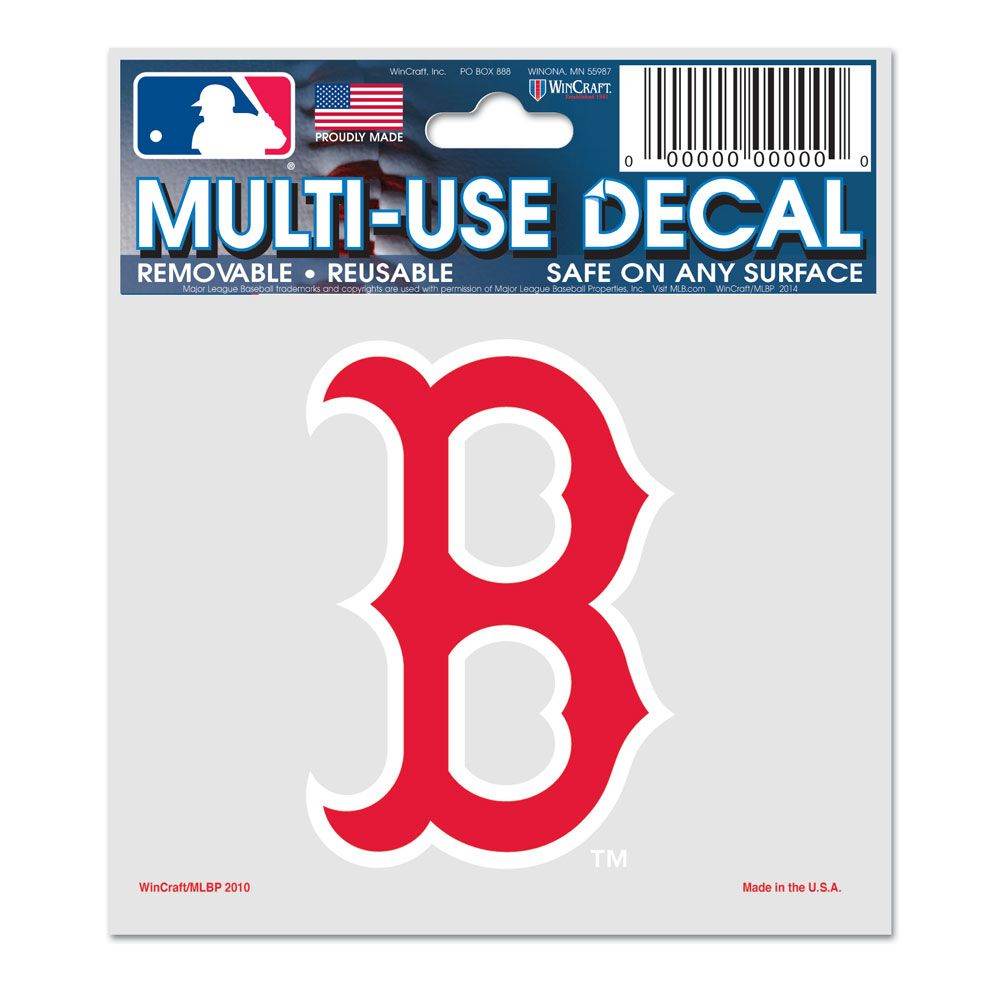 Boston Red Sox 3x4 Outdoor Vinyl Decal Multi Use Premium - ToylandEU