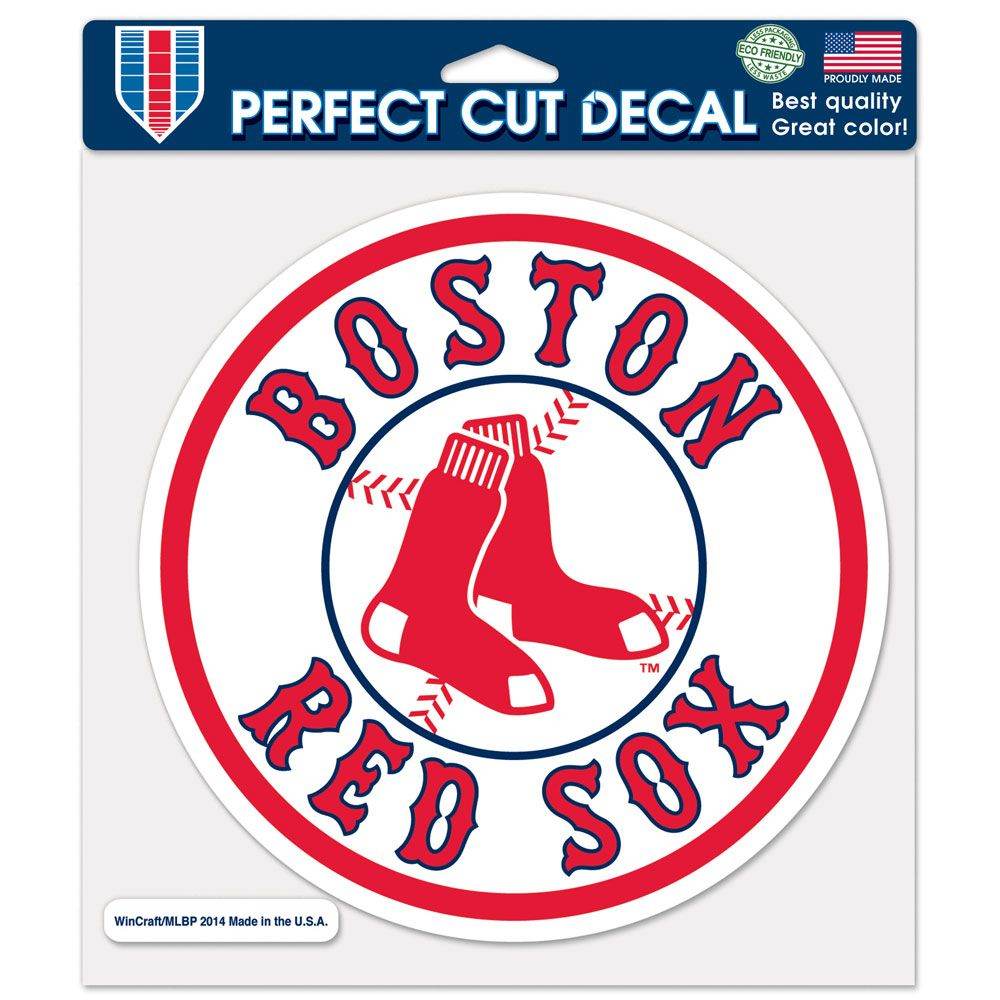 Boston Red Sox 8x8 Decal Perfect Cut Color Alternate Logo - ToylandEU