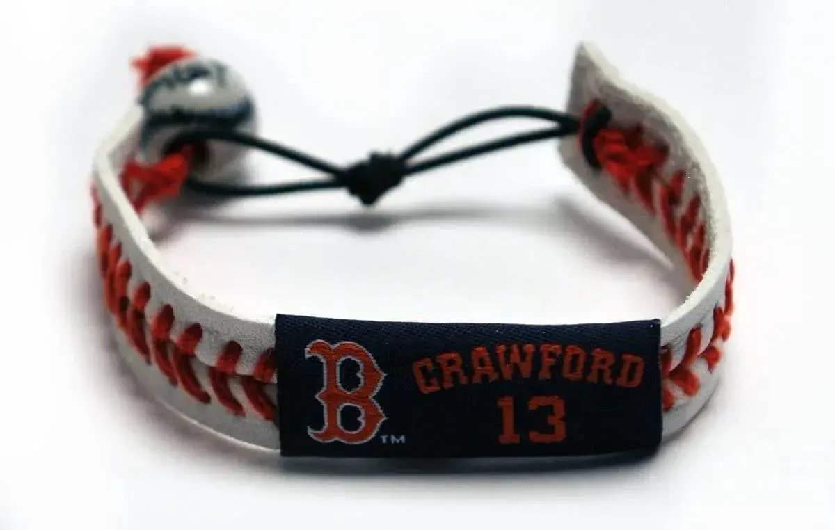  Boston Red Sox Authentic Leather Bracelet with Ceramic Bead -  ToylandEU™