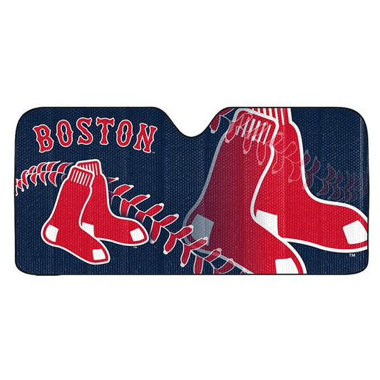 Boston Red Sox Auto Sun Shade 59x27 UV Blocking Car Shade - ToylandEU