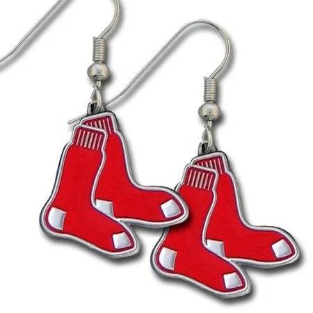 Boston Red Sox Dangle Style Earrings For Baseball Fans - ToylandEU