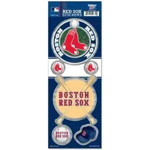  Boston Red Sox Die Cut Decal Prismatic Style 4x12 Sheet -  ToylandEU™