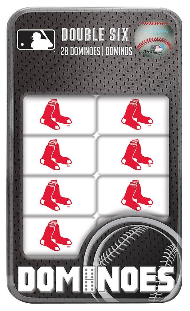 Boston Red Sox Dominoes Set 28 Dominoes Collectible Tin - ToylandEU