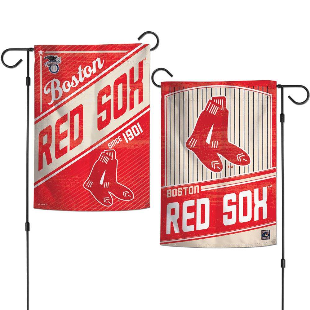 Boston Red Sox Garden Flag 12x18 Cooperstown Style 2 Sided - ToylandEU