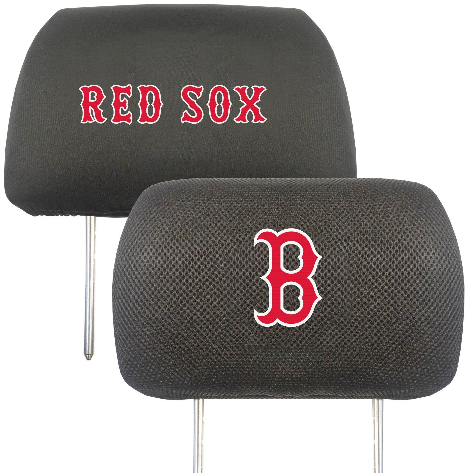 Boston Red Sox Headrest Covers Embroidered FanMats - ToylandEU