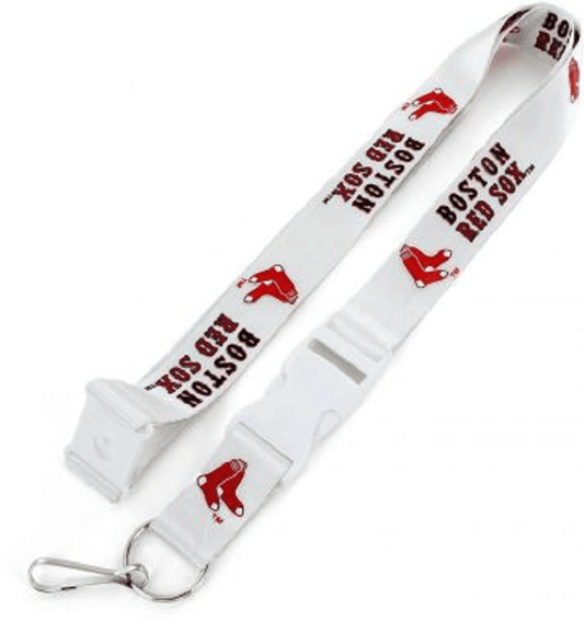 Boston Red Sox Lanyard White Breakaway Quick Release - ToylandEU