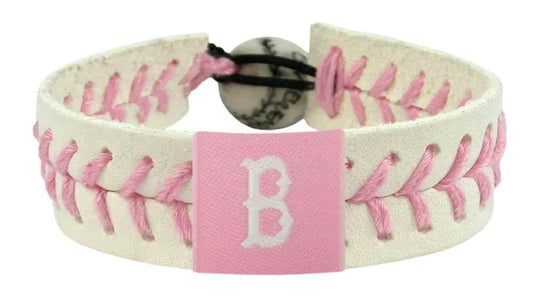  Boston Red Sox Leather Bracelet Pink Baseball For Kids -  ToylandEU™