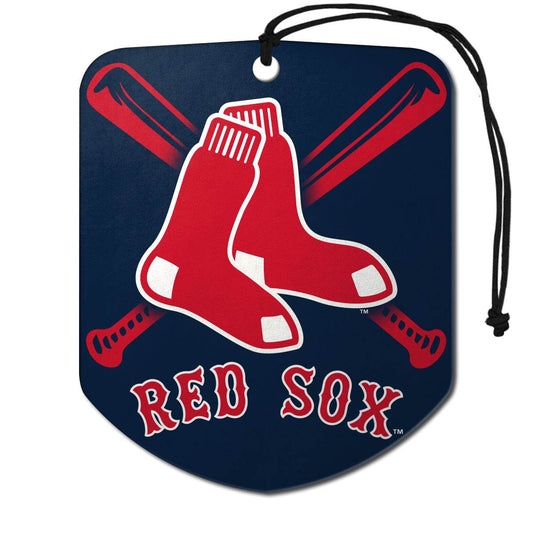 Boston Red Sox Shield Design Air Freshener 2 Pack Set - ToylandEU