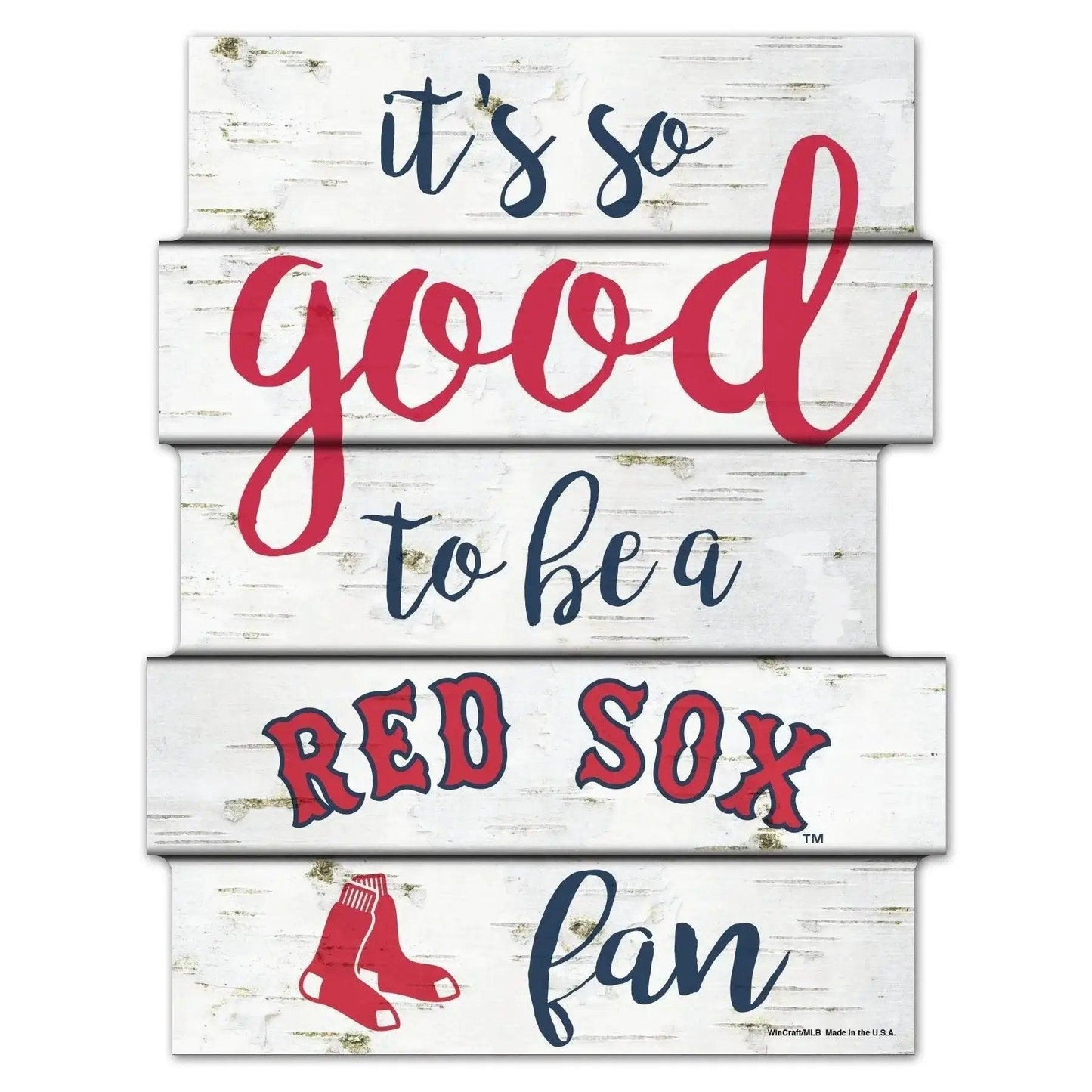  Boston Red Sox Sign 11x14 Wood Display Good To Be A Fan -  ToylandEU™