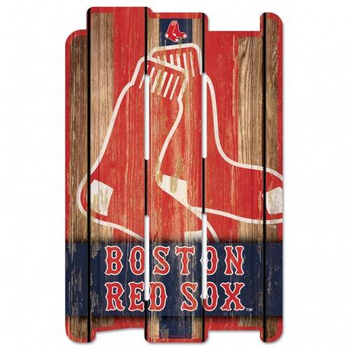 Boston Red Sox Sign 11x17 Wood Fence Style USA Made - ToylandEU