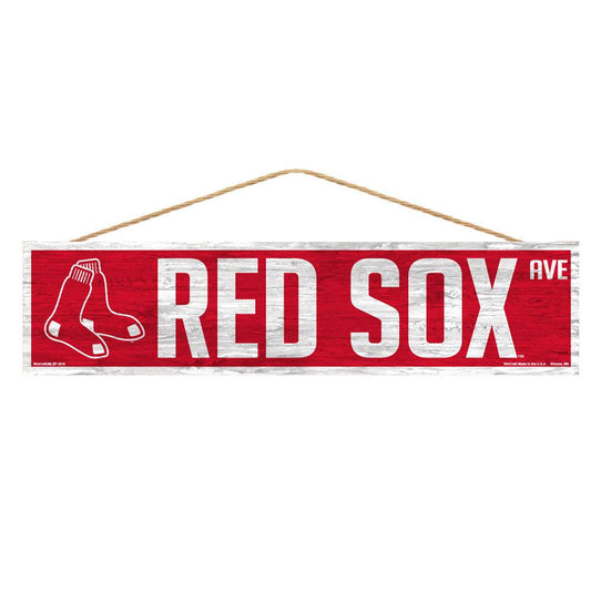 Boston Red Sox Sign 4x17 Wood Avenue Design Special Order - ToylandEU