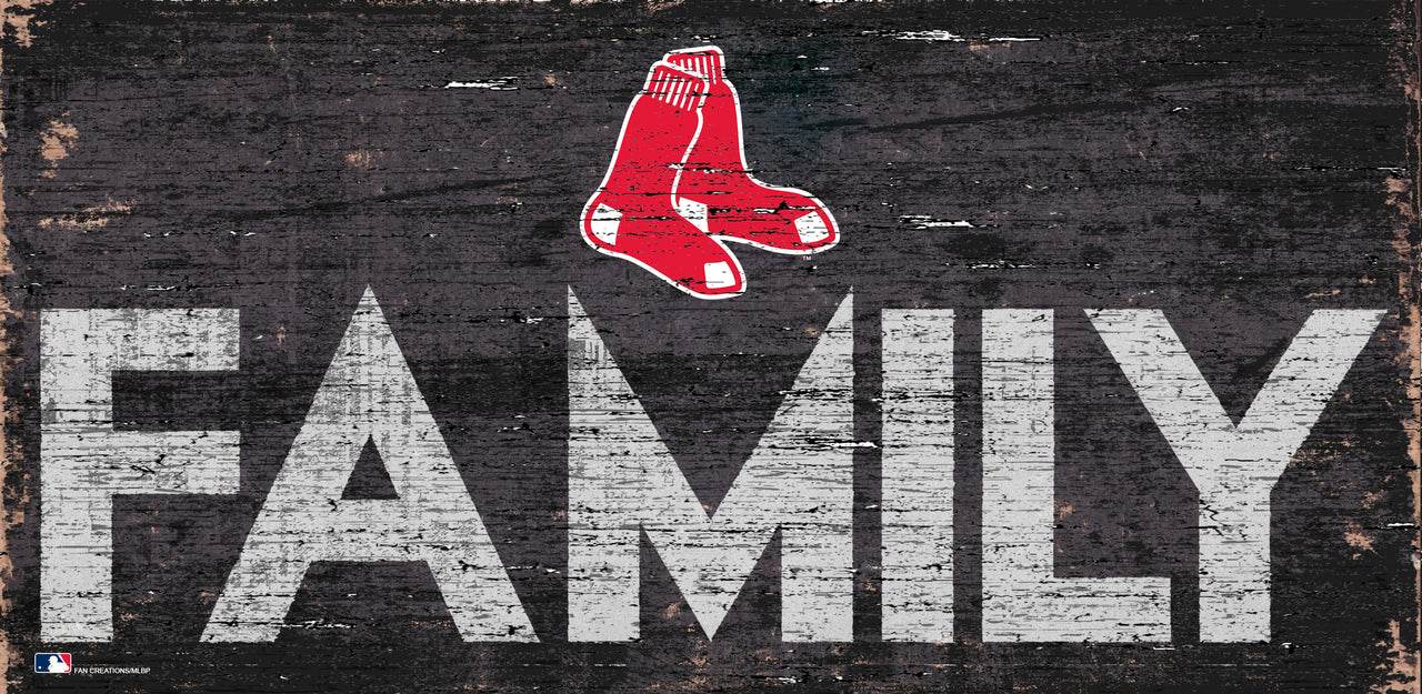 Boston Red Sox Sign Wood 12x6 Family Design Special Order - ToylandEU