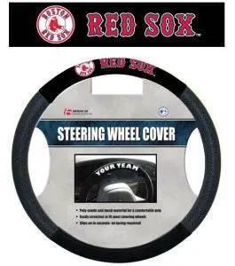  Boston Red Sox Steering Wheel Cover Mesh Style CO -  ToylandEU™